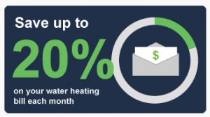 Save-up-to-20-percent-water-heating-bill-pie-chart