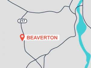 Beaverton Location Map